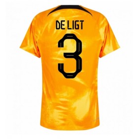 Nizozemska Matthijs de Ligt 3 Domaći Nogometni Dresovi World Cup 2022